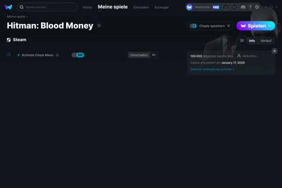Hitman: Blood Money Cheats Screenshot