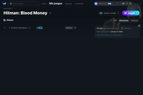 captura de pantalla de las trampas de Hitman: Blood Money