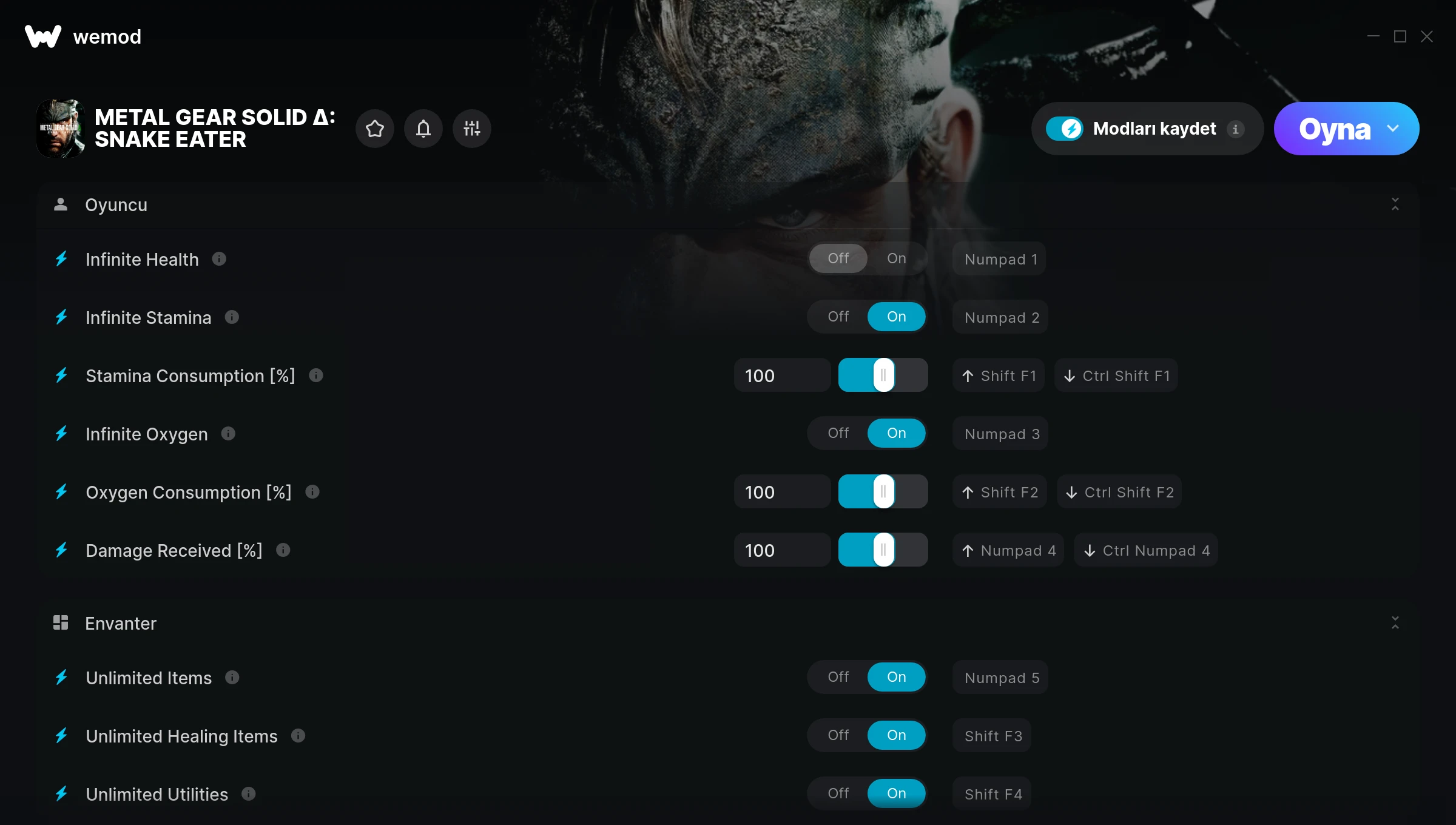 METAL GEAR SOLID Δ: SNAKE EATER hilelerinin ekran görüntüsü