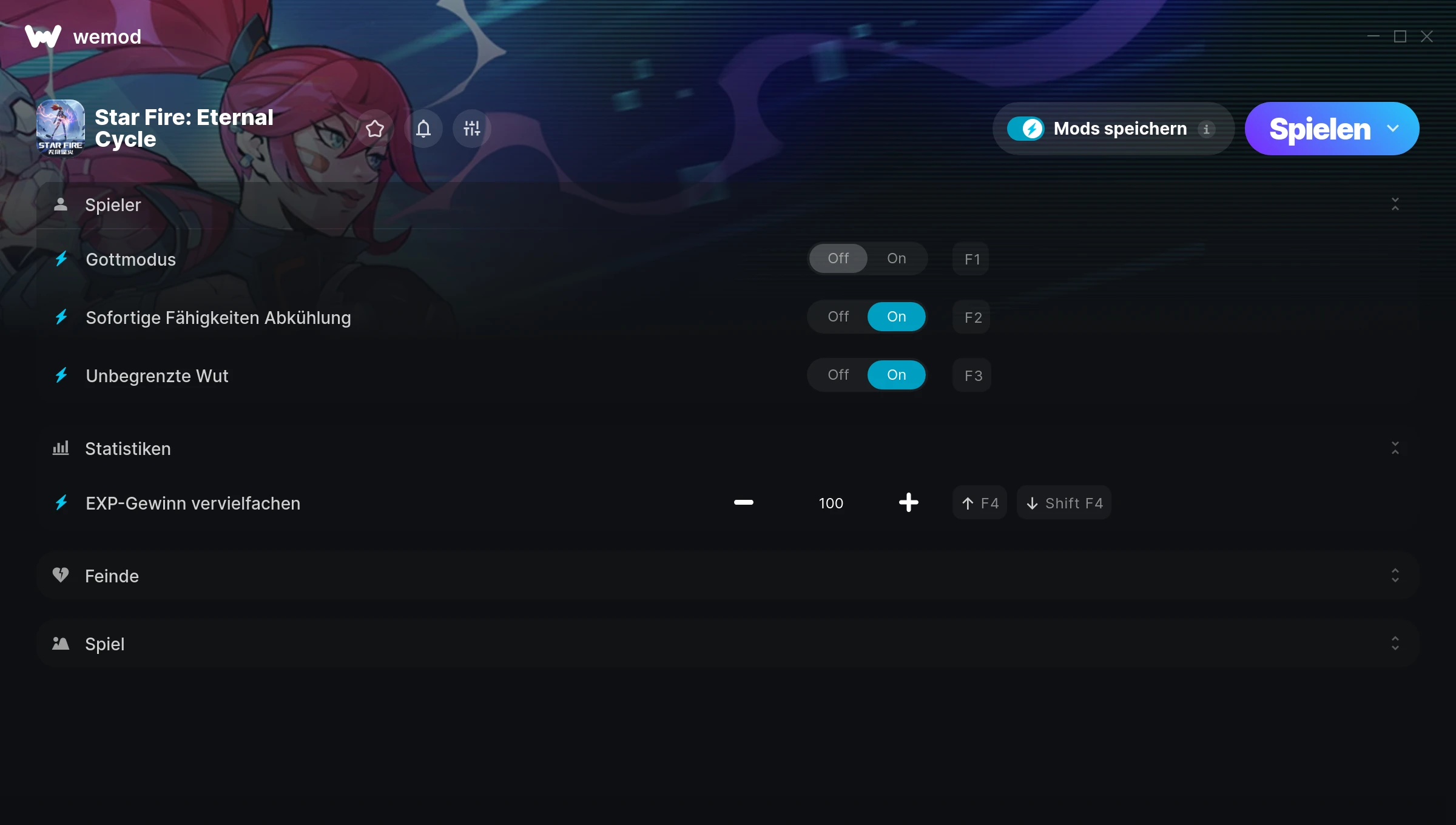 Star Fire: Eternal Cycle Cheats Screenshot