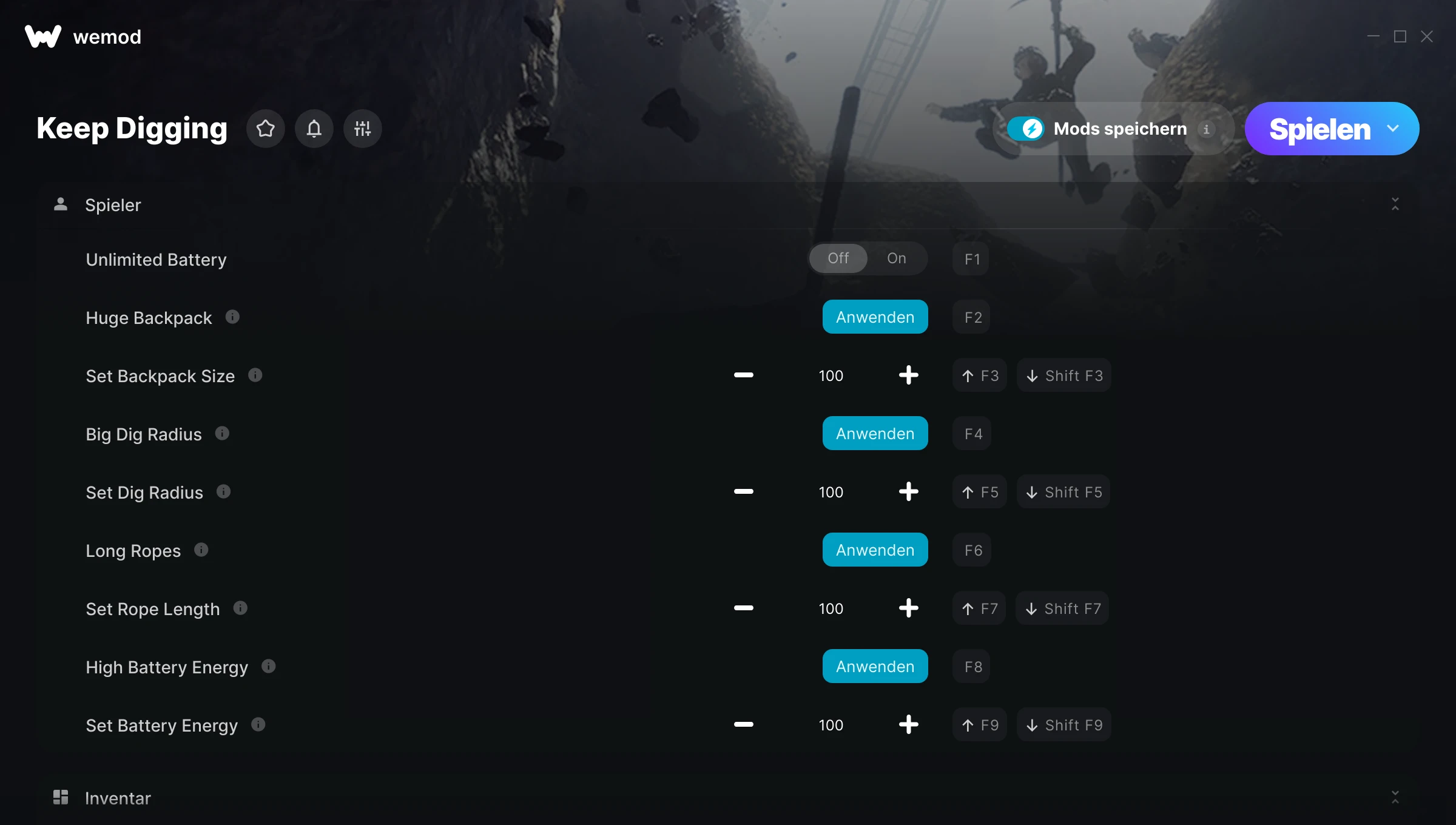 Keep Digging Cheats Screenshot