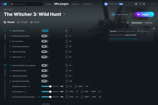 captura de pantalla de las trampas de The Witcher 3: Wild Hunt