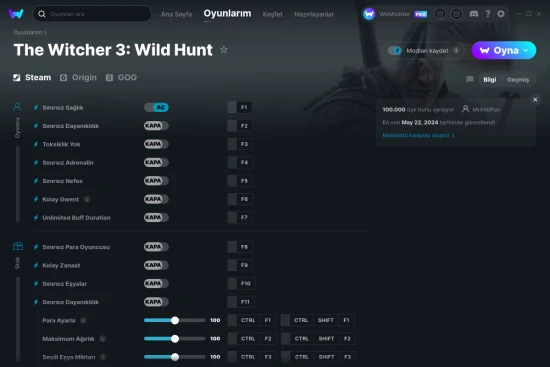 The Witcher 3: Wild Hunt hilelerin ekran görüntüsü