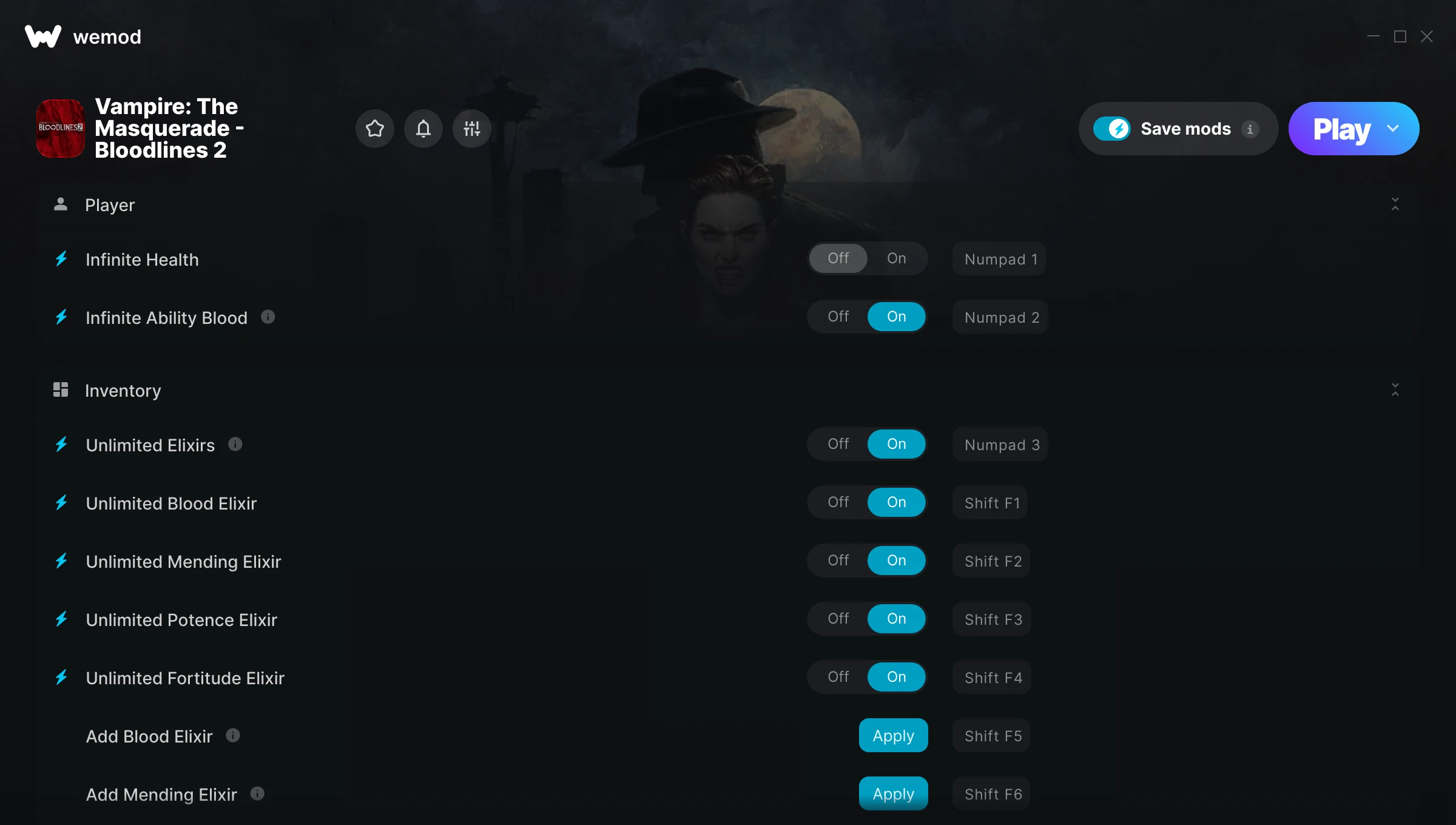 Vampire: The Masquerade - Bloodlines 2 cheats screenshot