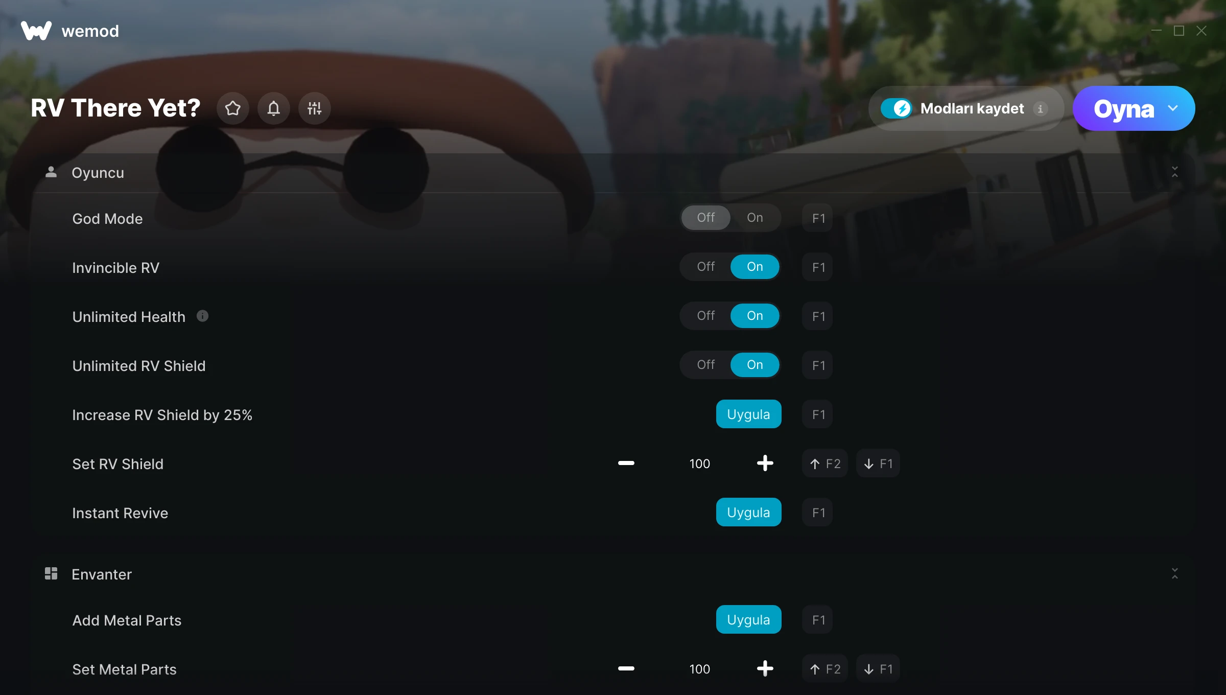 RV There Yet? hilelerinin ekran görüntüsü