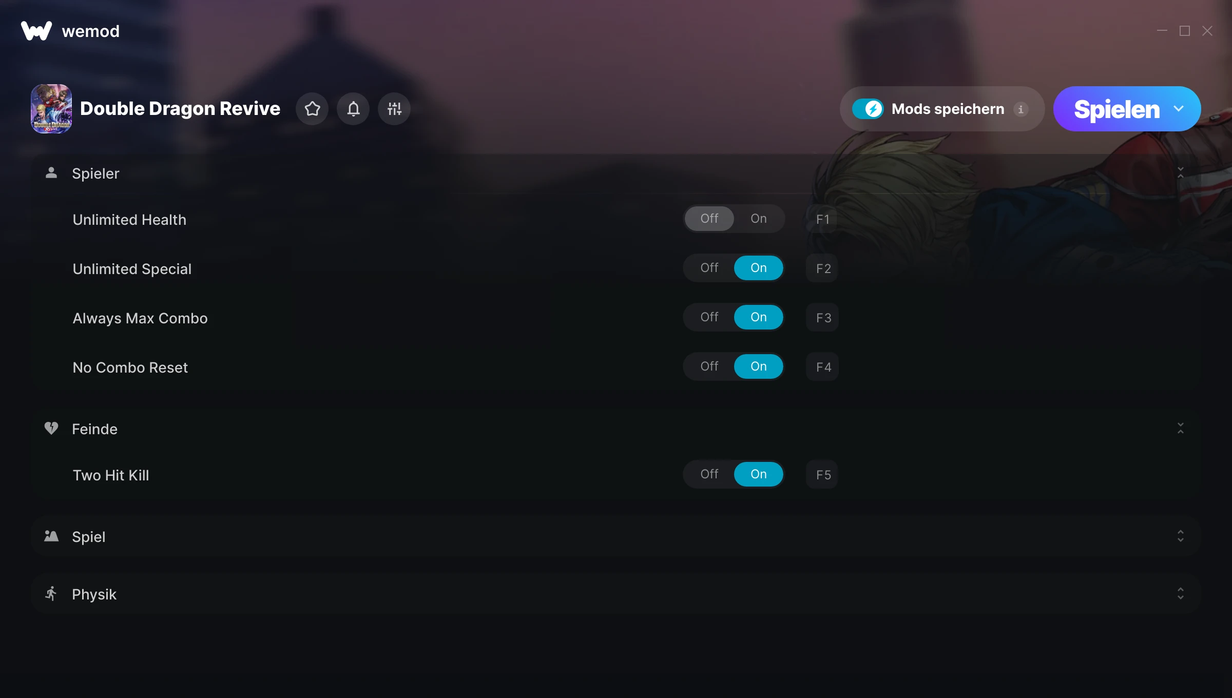 Double Dragon Revive Cheats Screenshot