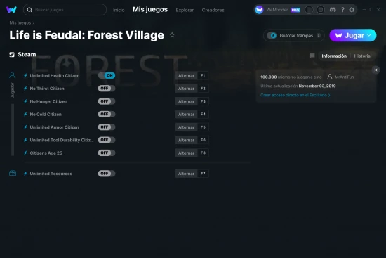 captura de pantalla de las trampas de Life is Feudal: Forest Village