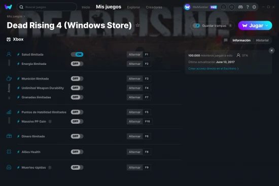 captura de pantalla de las trampas de Dead Rising 4 (Windows Store)