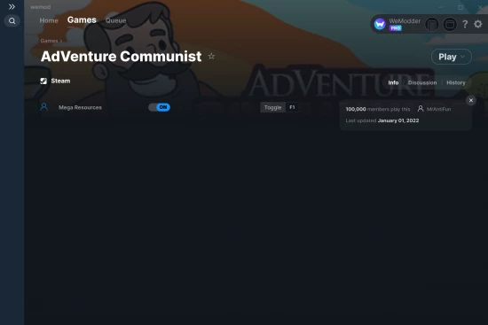 AdVenture Communist cheats screenshot