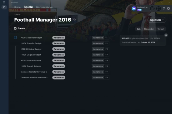 Football Manager 2016 Cheats Screenshot