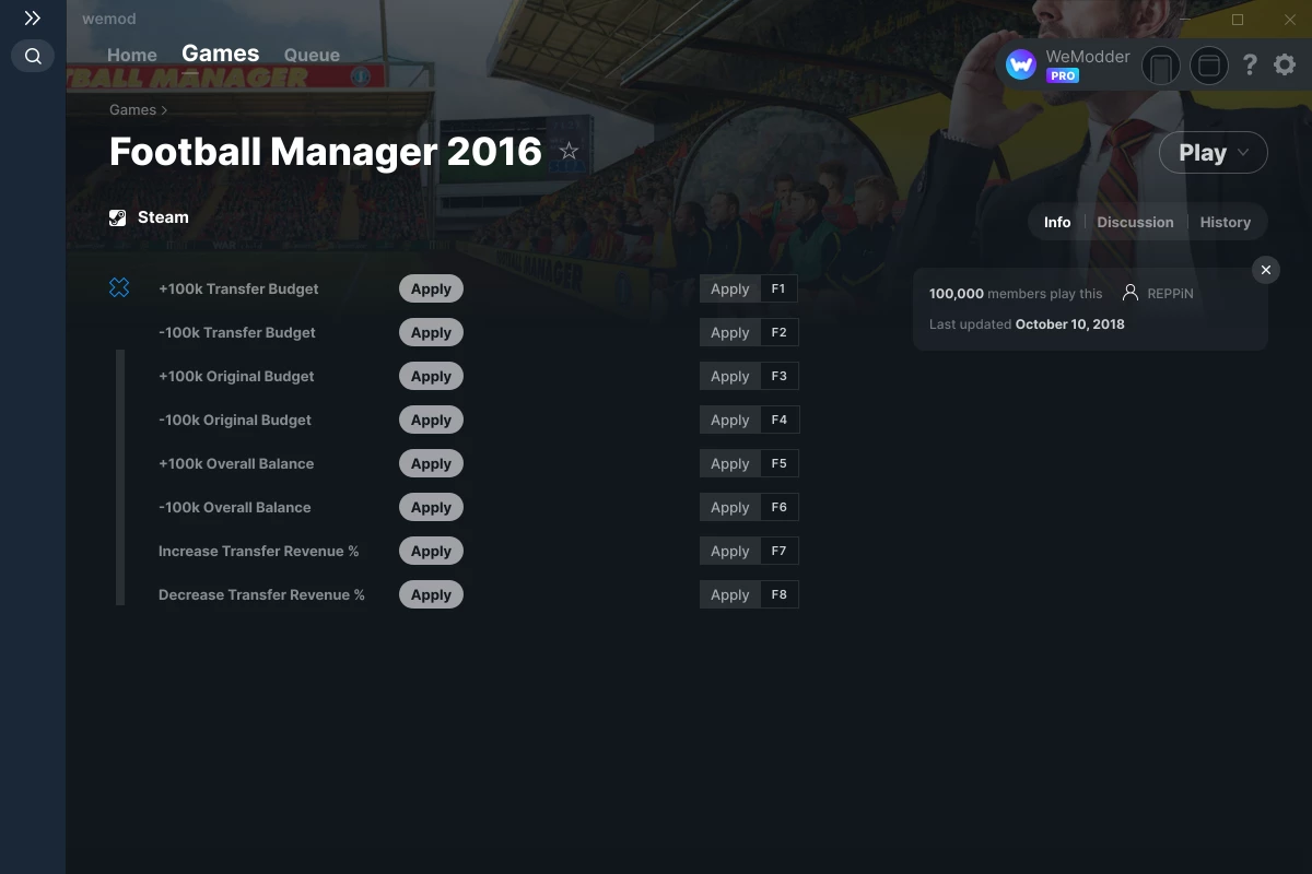 Football Manager 16 Cheats And Trainers For Pc Wemod