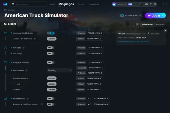 captura de pantalla de las trampas de American Truck Simulator