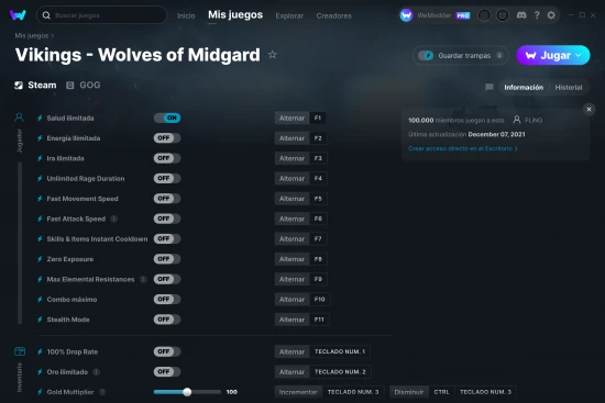 captura de pantalla de las trampas de Vikings - Wolves of Midgard