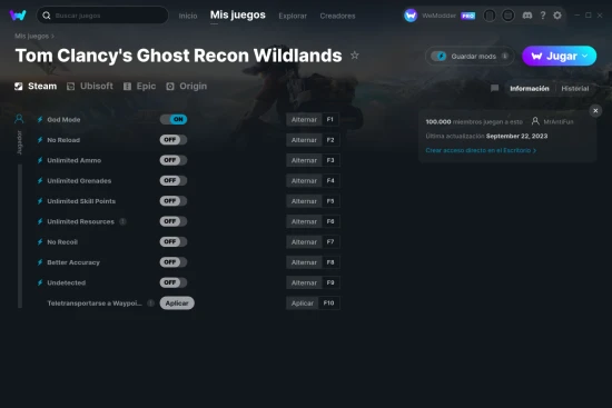 captura de pantalla de las trampas de Tom Clancy's Ghost Recon Wildlands