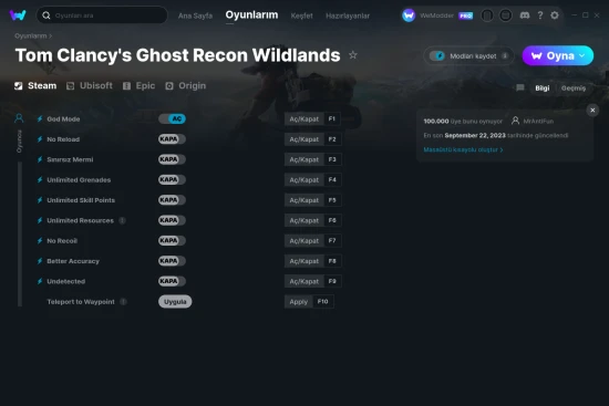 Tom Clancy's Ghost Recon Wildlands hilelerin ekran görüntüsü