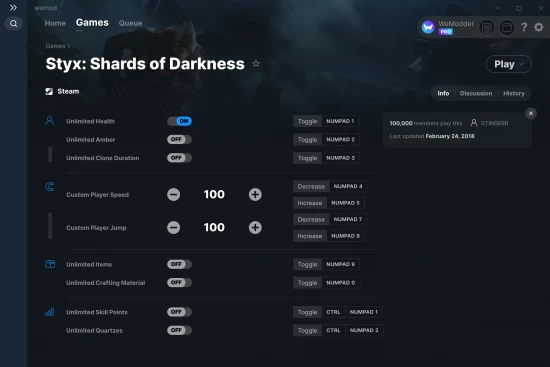 Styx: Shards of Darkness cheats screenshot