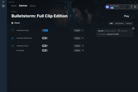 Bulletstorm: Full Clip Edition cheats screenshot
