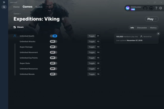 Expeditions: Viking cheats screenshot