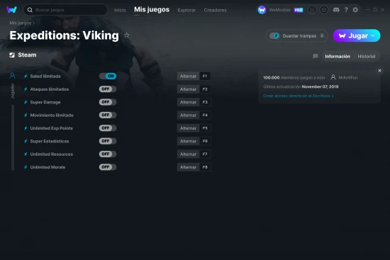 captura de pantalla de las trampas de Expeditions: Viking