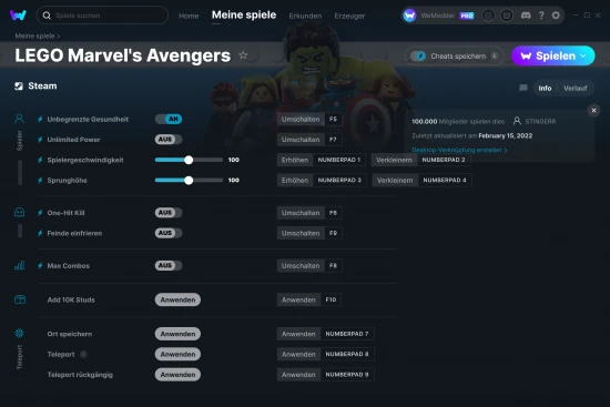 LEGO Marvel's Avengers Cheats Screenshot