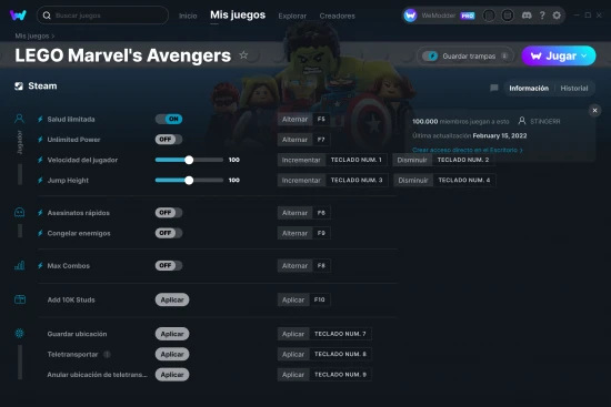 captura de pantalla de las trampas de LEGO Marvel's Avengers