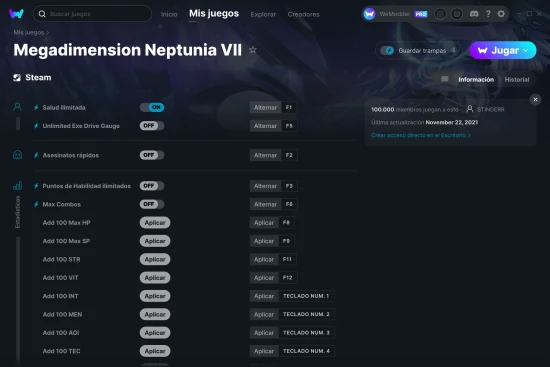 captura de pantalla de las trampas de Megadimension Neptunia VII