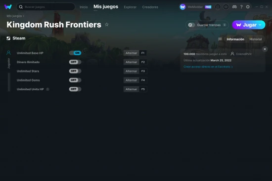 captura de pantalla de las trampas de Kingdom Rush Frontiers