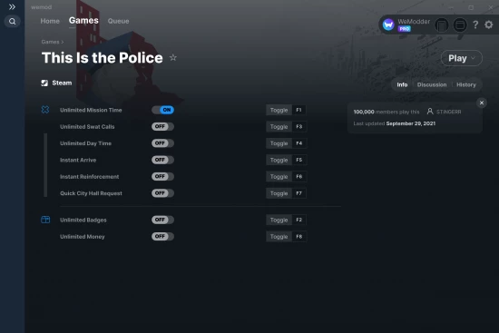 This Is the Police cheats screenshot