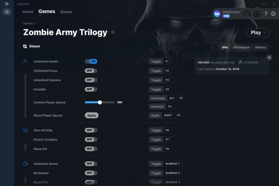 Zombie Army Trilogy cheats screenshot