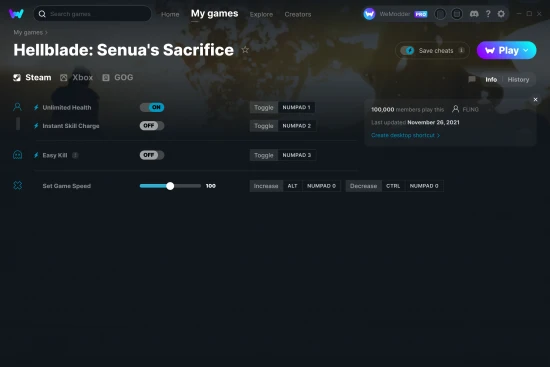 Hellblade: Senua's Sacrifice cheats screenshot