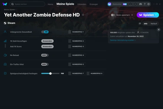 Yet Another Zombie Defense HD Cheats Screenshot