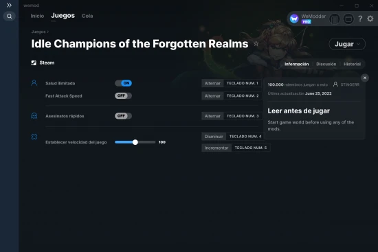 captura de pantalla de las trampas de Idle Champions of the Forgotten Realms