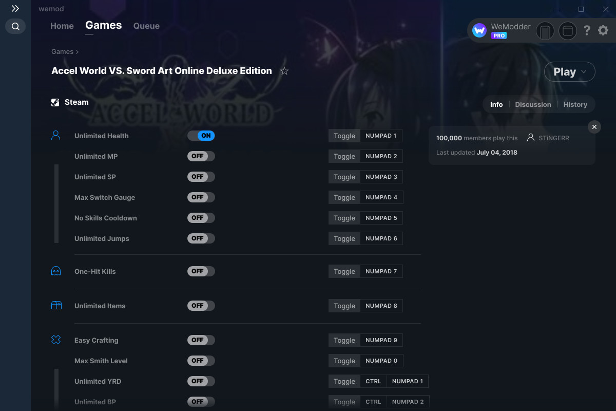 Accel World Vs Sword Art Online Cheats