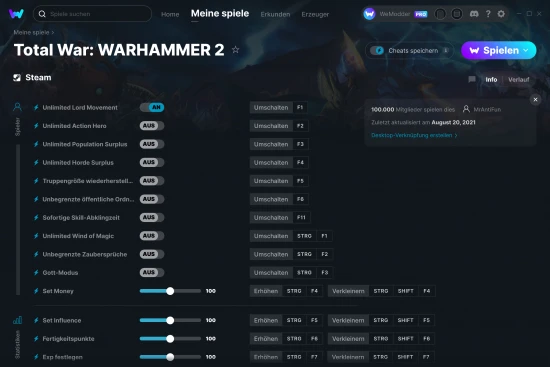 Total War: WARHAMMER 2 Cheats Screenshot