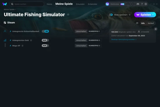 Ultimate Fishing Simulator Cheats Screenshot
