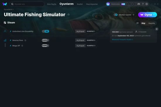 Ultimate Fishing Simulator hilelerin ekran görüntüsü