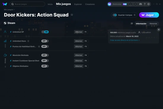 captura de pantalla de las trampas de Door Kickers: Action Squad
