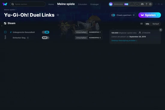 Yu-Gi-Oh! Duel Links Cheats Screenshot