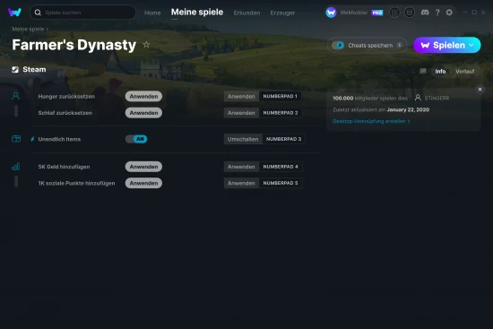 Farmer's Dynasty Cheats Screenshot