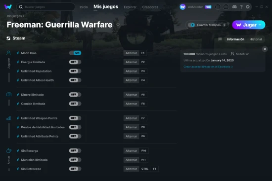 captura de pantalla de las trampas de Freeman: Guerrilla Warfare