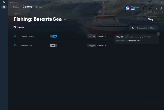 Fishing: Barents Sea cheats screenshot