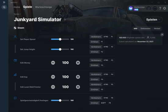 Junkyard Simulator Cheats Screenshot