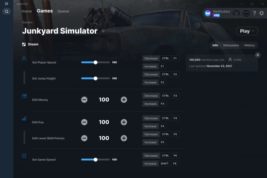 Junkyard Simulator cheats screenshot