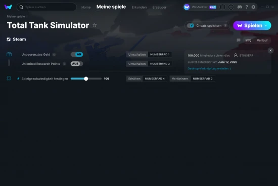 Total Tank Simulator Cheats Screenshot