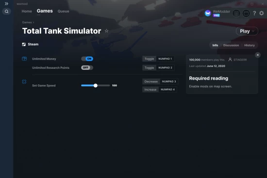 Total Tank Simulator cheats screenshot