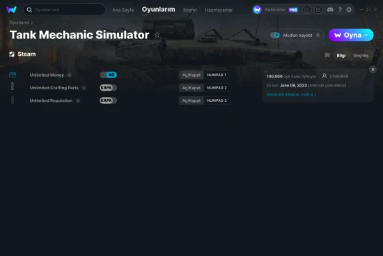 Tank Mechanic Simulator hilelerin ekran görüntüsü