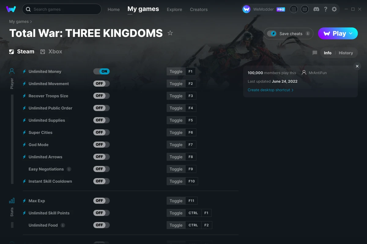 Total War: Three Kingdoms cheats: are there cheat codes and