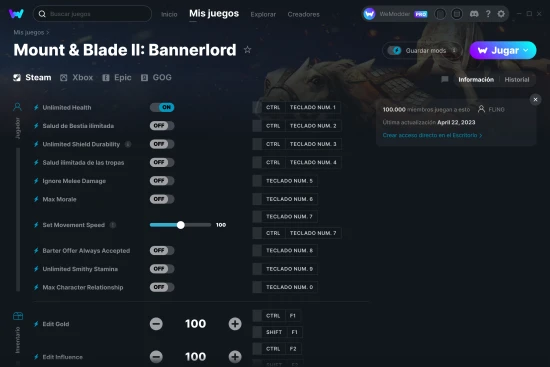 captura de pantalla de las trampas de Mount & Blade II: Bannerlord