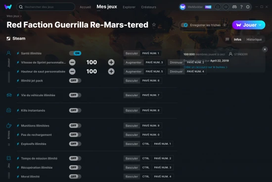 Capture d'écran de triches de Red Faction Guerrilla Re-Mars-tered