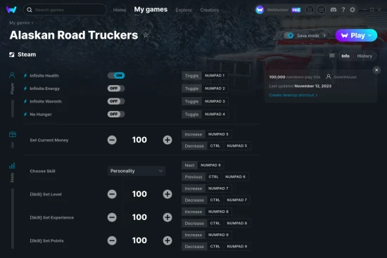 Alaskan Road Truckers cheats screenshot